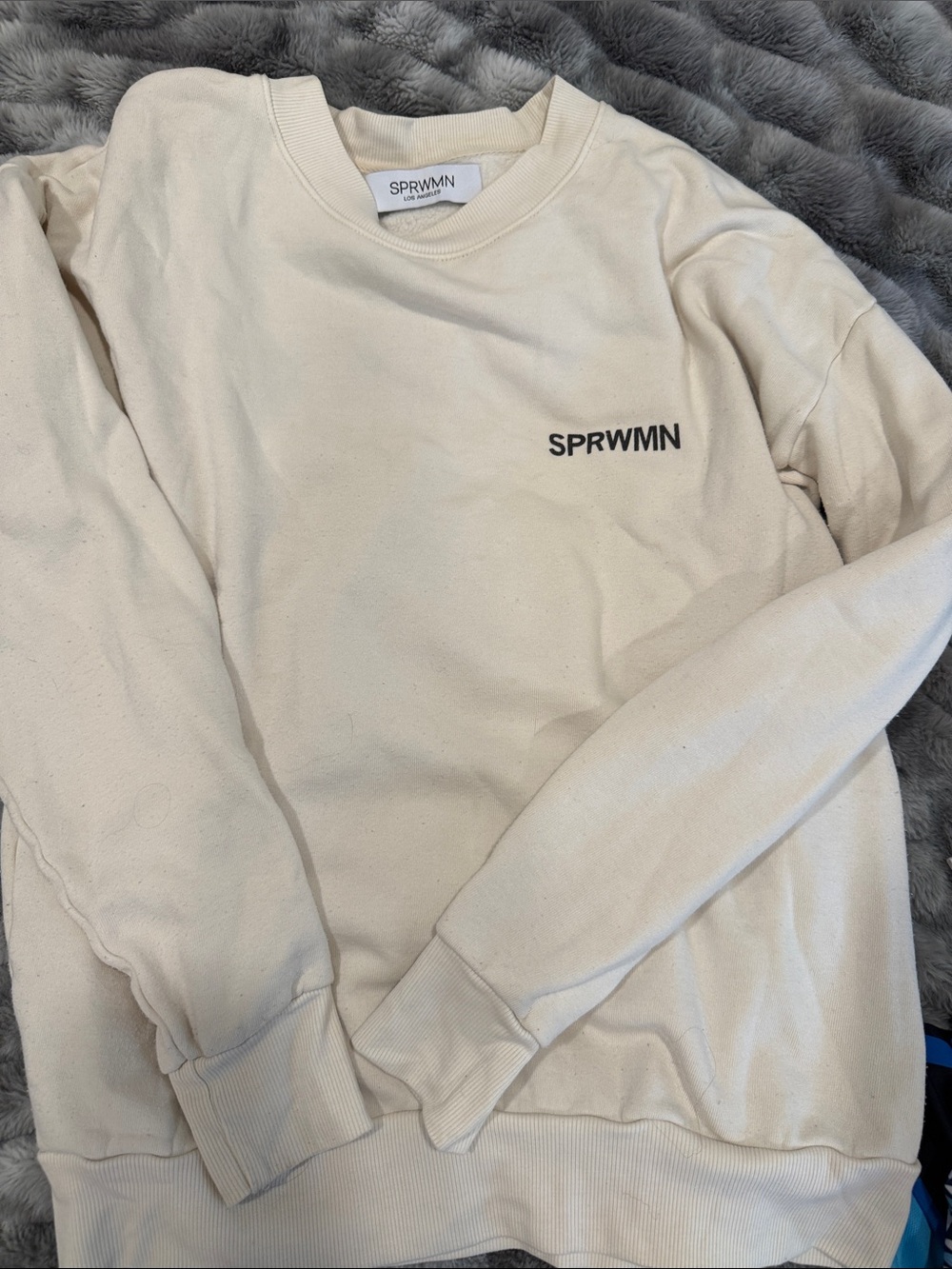 Women's Cream Crewneck Sweatshirt